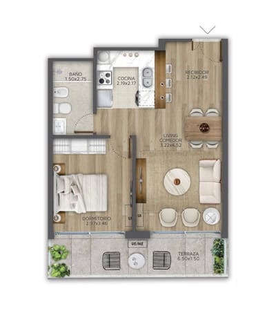 VENTA DEPTO PREMIUM 1 DORMITORIO POCITOS NUEVO