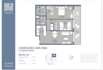 VENTA DEPTO 2 DORM CON GRAN TERRAZA