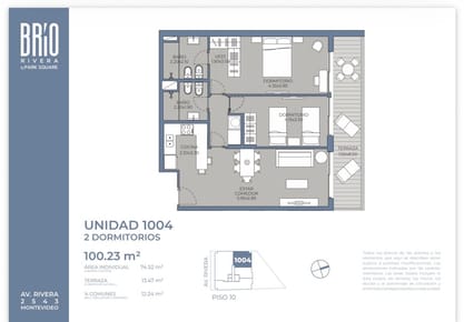 VENTA DEPTO 2 DORM CON AMPLIA TERRAZA