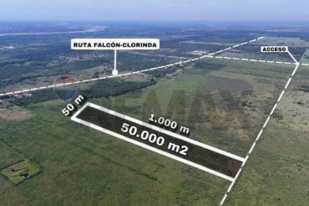 Vendo Terreno en Chaco’i 5 Hectáreas, Presidente Hayes