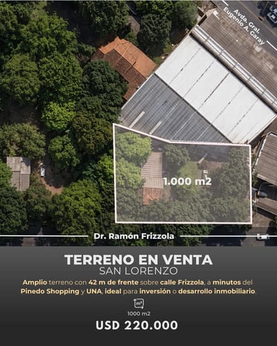 EN VENTA TERRENO EN SAN LORENZO - ZONA PINEDO