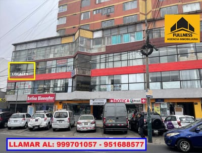 VENTA  LOCALES COMERCIALES EN PUEBLO LIBRE