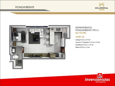 Departamento en pre venta