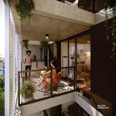 Venta 1 dormitorio amplio y terraza DOMINI  #1494