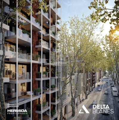 DELTA Blanes Apartamento de 2 dormitorios amplio con terraza 8 m2