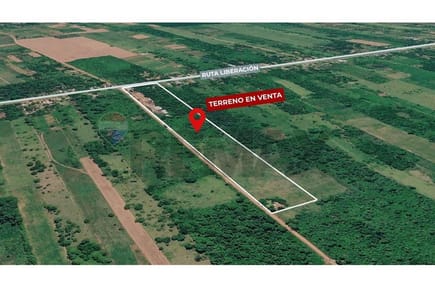 VENDO TERRENO EN SAN PEDRO SOBRE RUTA LIBERACION