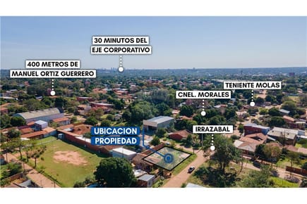 TERRENO EN ESQUINA EN SAN LORENZO IDEAL PARA INVERSIÓN