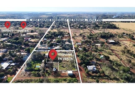Terreno venta Minga Guazú Alto Paraná 