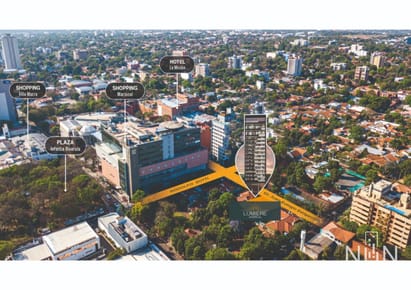 Departamento en venta de 2 dor. a 50 mts del Shopping Mariscal en Villa Morra
