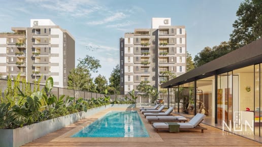 Departamento de 2 dormitorios en venta c/ cochera en Insignia 7