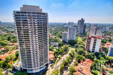 Departamento amoblado en alquiler en el eje corporativo de Asunción - Sta Teresa