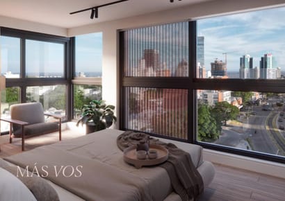 Se vende apartamento de un dormitorio en Pocitos Nuevo con balcón grande