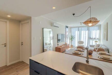 Venta apartamento 1 dormitorio patio exclusivo Pocitos