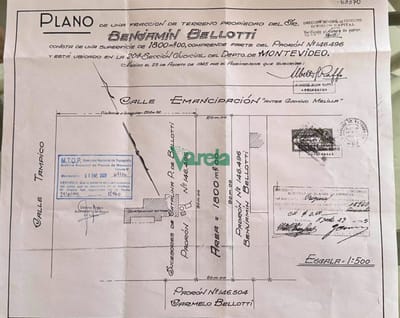 Venta terreno de 1800 metros en Nuevo Paris ideal cooperativa o galpon