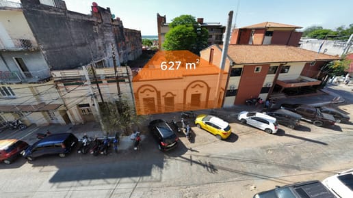 Vendo Terreno De 627 M2 En Asunción, Barrio San Roque 