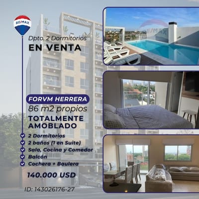 DEPARTAMENTO AMOBLADO - VENTA 