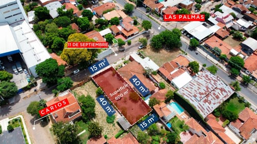 VENDO TERRENO CON UBICACIÓN PRIVILEGIADA EN ASUNCIÓN