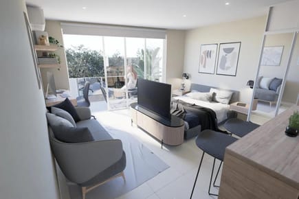 Venta de apartamento de 1 dormitorio a estrenar en La Blanqueada – USD 122.000 más 4% gastos de ocupación – Entrega inmediata