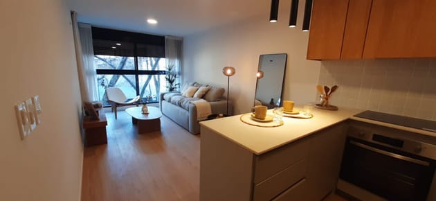 Venta de Apartamento en Obra de 1 Dormitorio en Barrio Sur