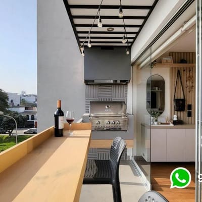 Impecable Moderno dpto frente a PARQUE con BALCON  Vista Alegre  Surco