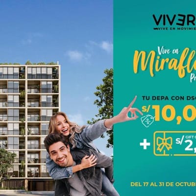 Edificio Viverdi - Vive a 4 cuadras del Malecón y a un paso del Golf San Isidro