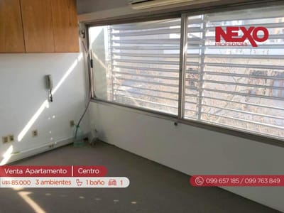OFICINA CON RENTA, INVERSIÓN 3 ambientes amplios, c/garaje