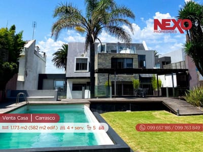 Venta casa Carrasco Rambla frente al mar, piscina, FONDO