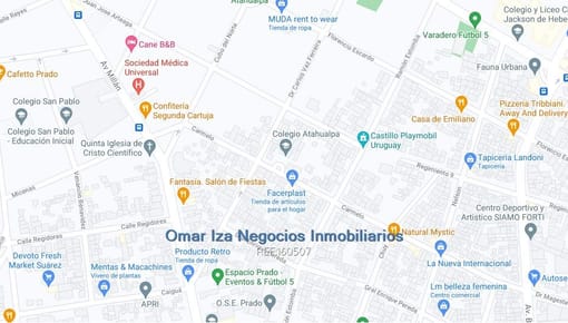 Venta terreni Prado con salida a dos calles