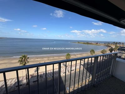 VENTA APARTAMENTO RAMBLA POCITOS ESQUINERO DOS GARAJES IMPECABLE
