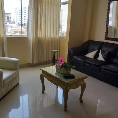 Departamento amoblado en Urb Santa Victoria