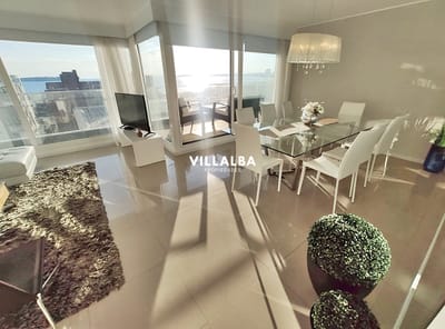 Excelente planta esquinera con vista a Mansa, edificio moderno