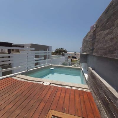 ALQUILO DUPLEX DE PLAYA CON DOBLE TERRAZA Y PISCINA KM 98 COSTA DEL SOL