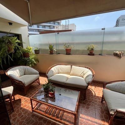 Miraflores  duplex penthouse amoblado y equipado