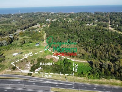 8500 metros de Terreno en Venta sobre Interbalnearia con 128 de frente sobre la misma, Bal. Solis, Maldonado