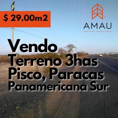 VENDO TERRENO PISCO PARACAS,  PANAMERICANA SUR