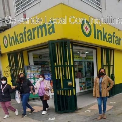 VENTA DE LOCAL COMERCIAL EN LOS OLIVOS CON INQUILINO