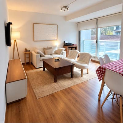 Venta apartamento de 2 dormitorios y garage en Punta Carretas