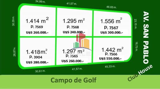 Oportunidad - Terreno en Golf