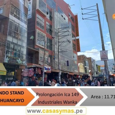 VENDO DOS STAND EN EL C.C. INDUSTRIALES WANKA  – HUANCAYO