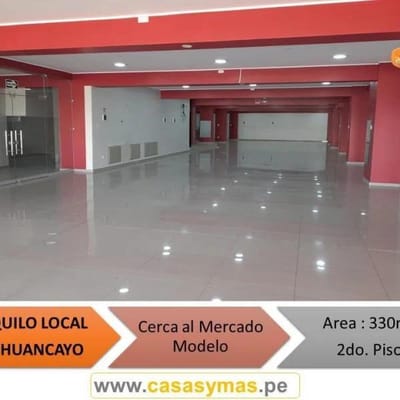 ALQUILO AMPLIO LOCAL COMERCIAL - HUANCAYO