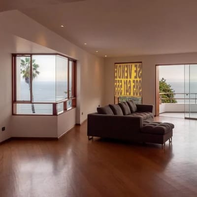 Departamento vista al mar   m   dormitorios  Malecon Souza  Barranco