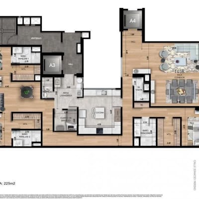 Departamento en  Venta por estrenar frente a Parque