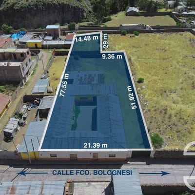 VENDO TERRENO URBANO 1528m2 EN CHIVAY