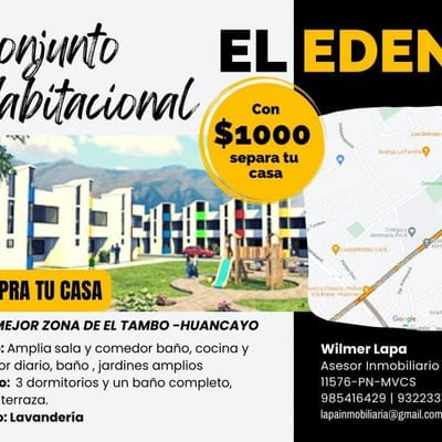 VENTA DE CASAS EN HUANCAYO, EN LA MEJOR ZONA DE EL TAMBO