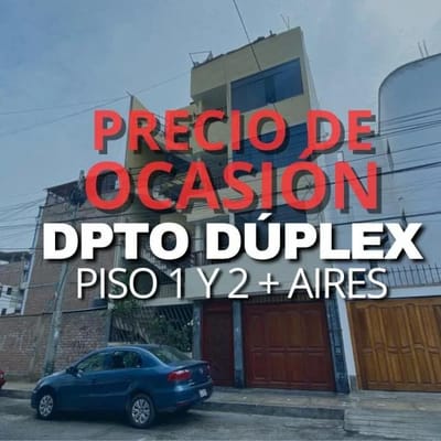 VENTA OCASIN DEPARTAMENTO DUPLEX EN SURCO  URB HONOR Y LEALTAD