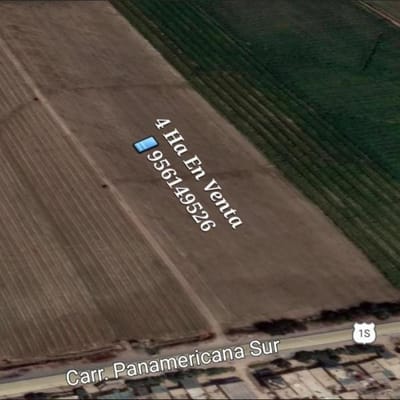 VENDO 4 HA. TERRENO AGRICOLA(ORILLA DE CARRETERA)