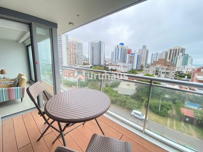 ALQUILER TEMPORAL UN DORMITORIO Y MEDIO EDIFICIO ONIX TERRAZA CON VISTA