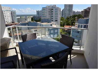 ALQUILER APARTAMENTO DOS DORMITORIOS PUNTA DEL ESTE PLAYA BRAVA