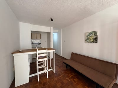 ALQUILER MONOAMBIENTE SEMI EQUIPADO CORDON SUR BAJOS GASTOS COMUNES