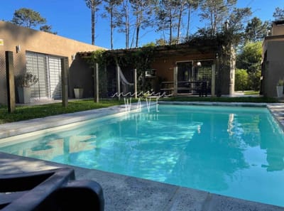 Casa 2 dorm. alquiler temporada con piscina